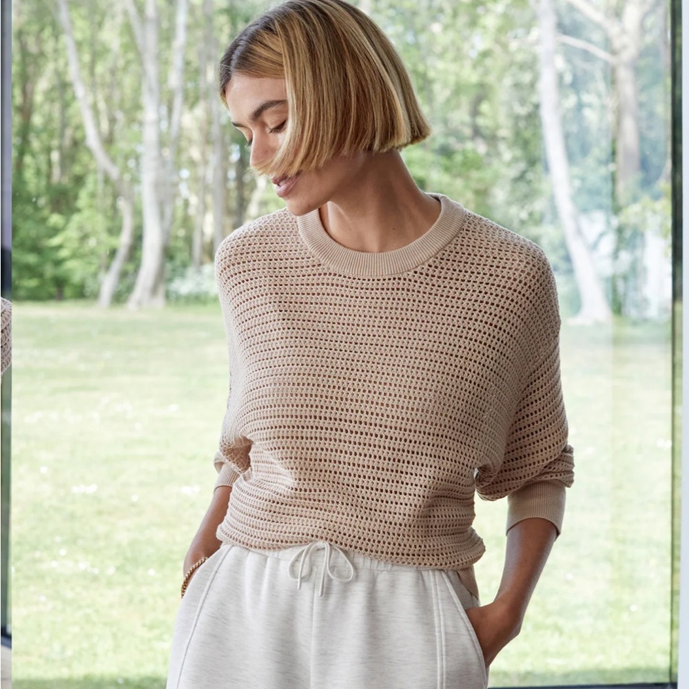 Varley Kershaw Knit Sweater Moonlight